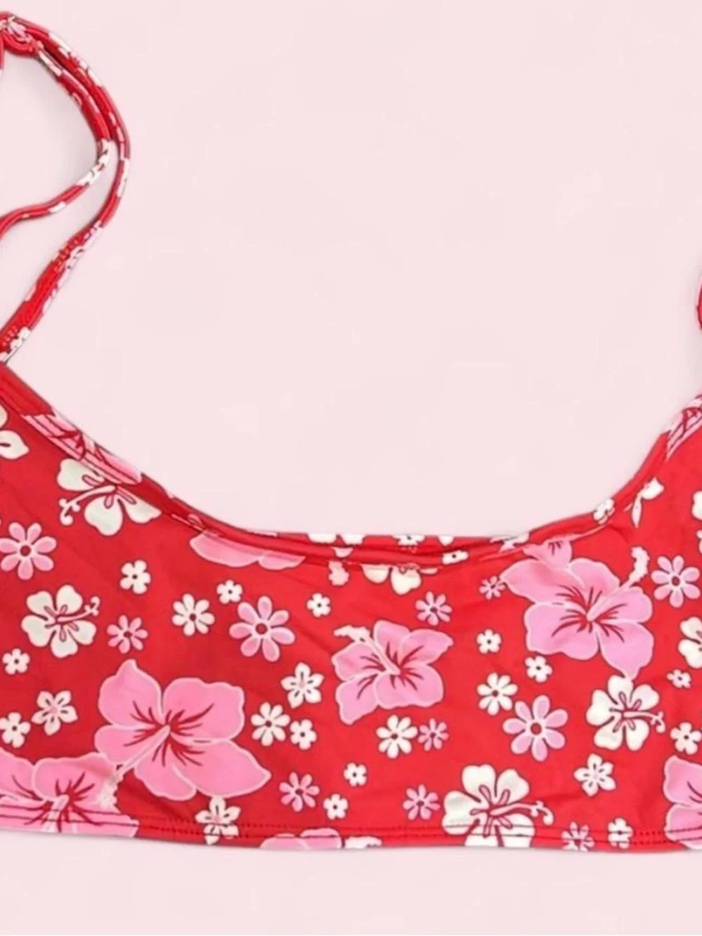 Frankie's Bikinis Hibiscus Coconut Girl Y2K Thong Bikini Swimsuit
